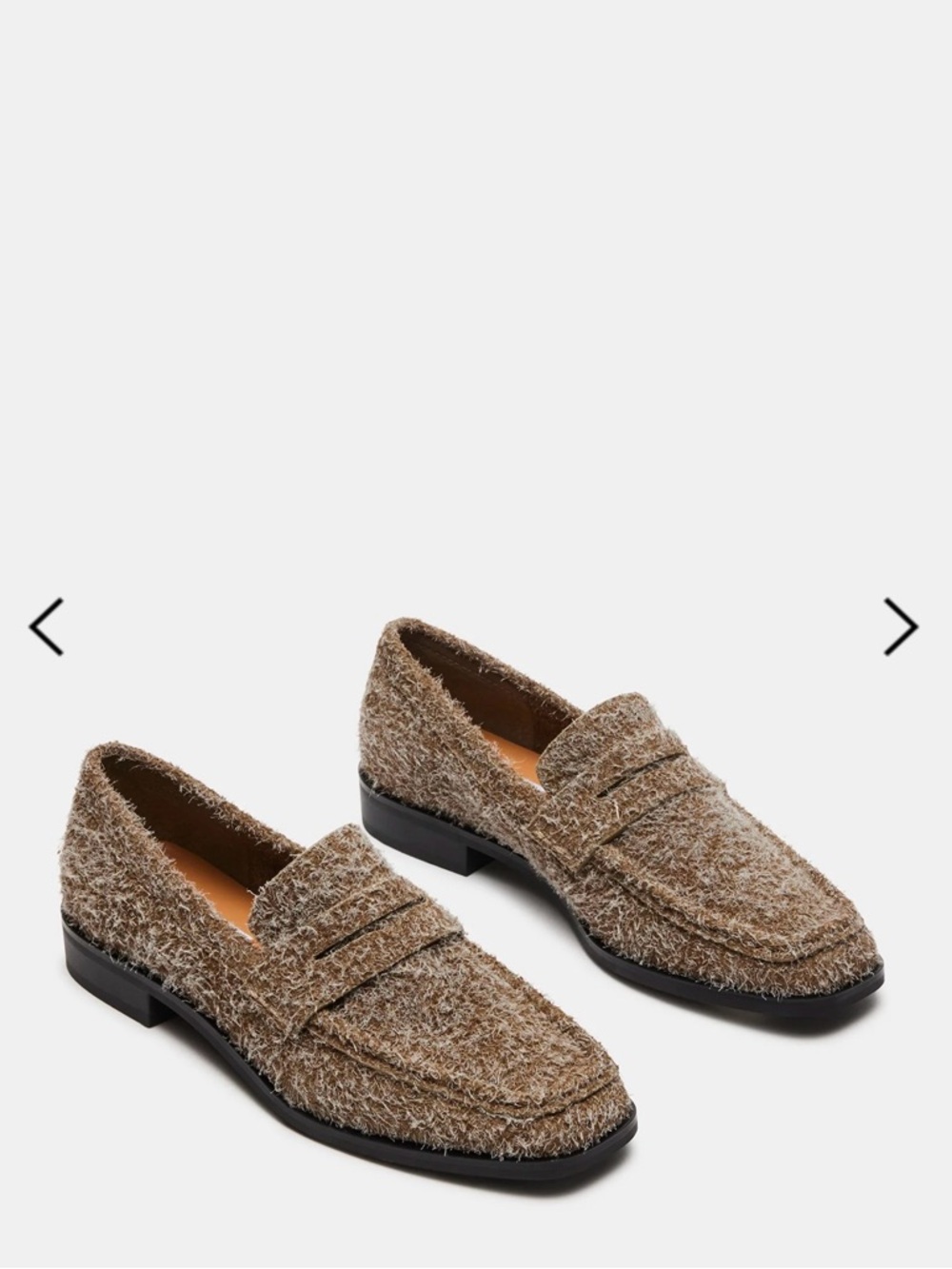 Steve Madden Women's Parlour Suede Penny Loafers in Brown